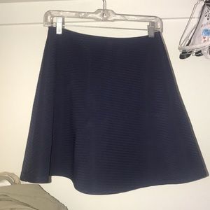 navy ‘sailor’ skirt